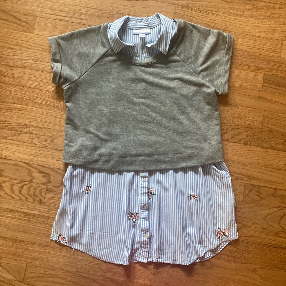 Motherhood Maternity Nursing Button Down Shirt